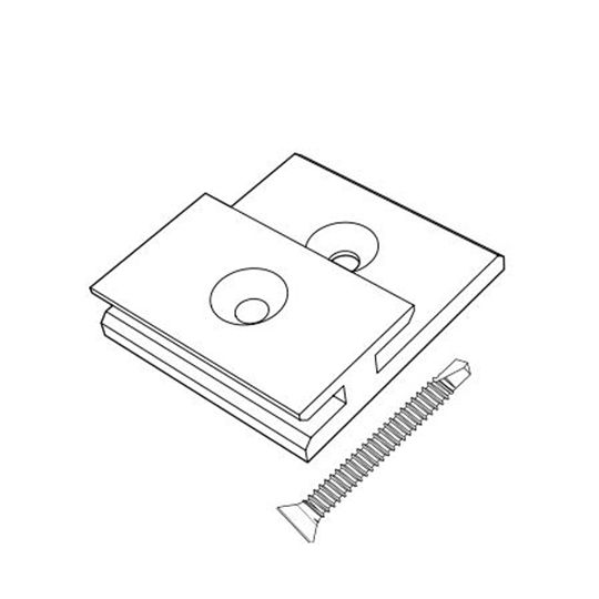 Trespa Siding Universal Clips and matching SFS Clip Screws - Pack of 200