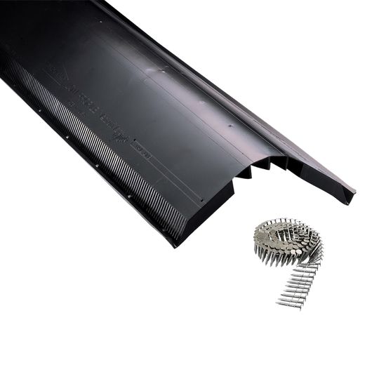 Shingle Over Ridge Vent with Nails