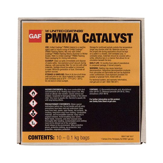 0.1 kg (3.2 Oz.) PMMA Catalyst Bag - Box of 10