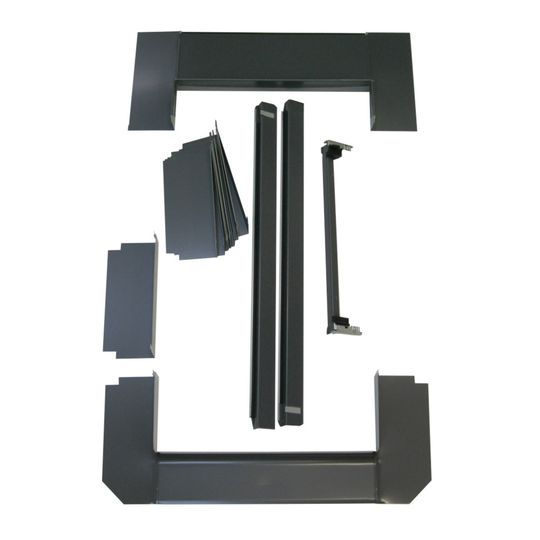 SK06 Aluminum Shingles/Shakes Flashing Kit with Extra Side Soakers