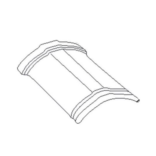 Spanish Style Clay Ridge Cap Tile