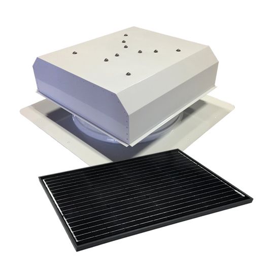 AB-6523A 65 Watt SFA Model (Gen III) Self-Flashing Attic Fan with Detached Solar Panel