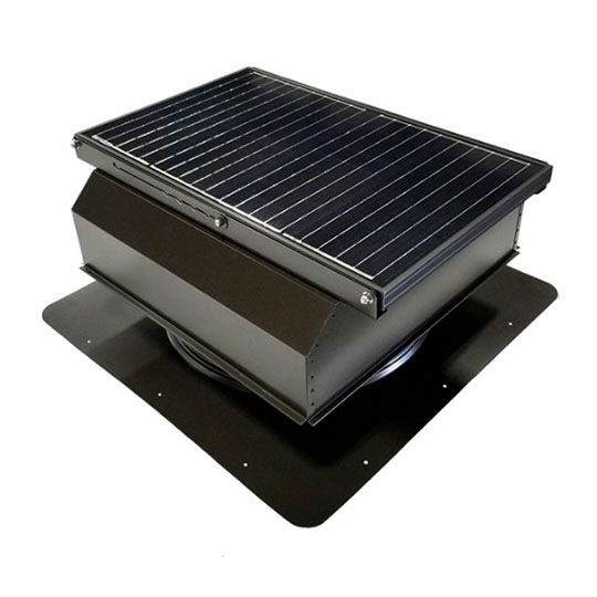 AB-4523A 45 Watt SFA Model (Gen III) Self-Flashing Attic Fan with Attach Solar Panel