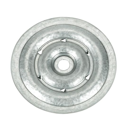20 Gauge x 2-3/8" Round Barbed Metal Membrane Plates - Carton of 1,000