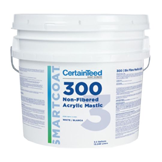 SMARTCOAT™ 300 Non-Fibered Acrylic Mastic - 3.5 Gallon Pail
