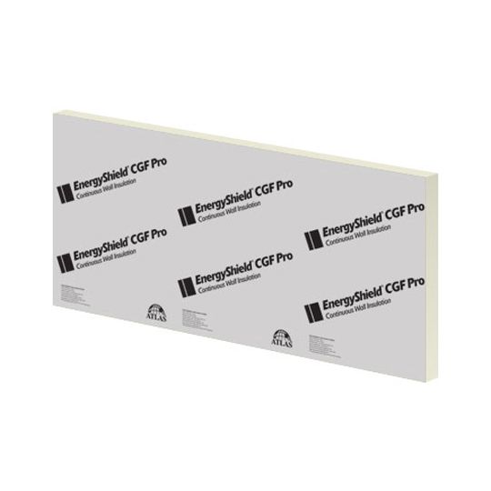 1/2" x 4' x 8' EnergyShield® CGF PRO Continuous Wall Insulation