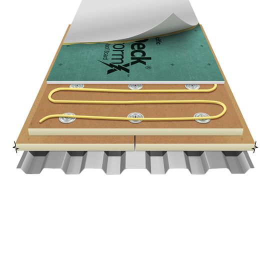 5/8" x 4' x 4' DensDeck® StormX™ Primed Roof Board