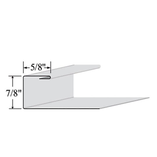 7/8" Steel J-Channel - ENTEX Finish
