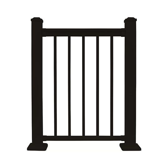 34" x 94" Fairway Steel Railing S110 LEVEL Rail Panel Kit with Square Balusters