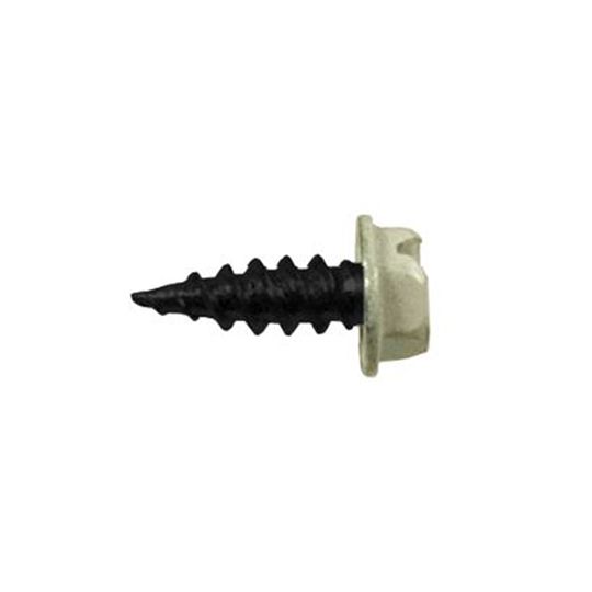#8 x 1/2" Hex Head Screws with Black Ruspert Coating