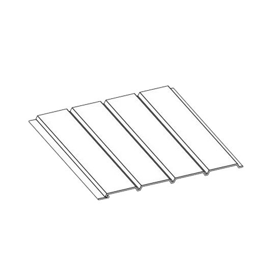 16" x 12' Aluminum Solid Soffit Panel