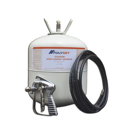 Polyset® TPO/EPDM Spray Contact Adhesive - 22 L Kit