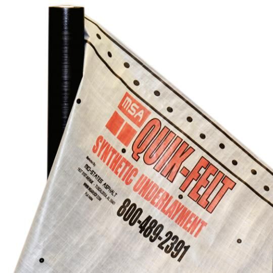 Quik-Felt Synthetic Underlayment - Mr. Roof - 10 SQ. Roll