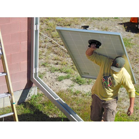 Powr-Grip N4000 8" Flat Vacuum Cup with ABS Handle