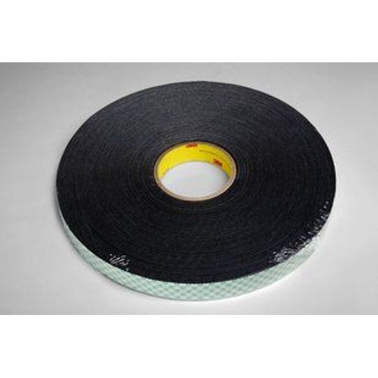 Double Coated Urethane Foam Tape 4052 - Black - 1/32" x 1/2" x 216'