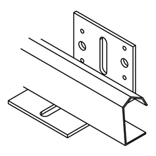 STEEL BOTTOM RAIL STAY GUIDE FOR 1-1/2" SYSTEM MP2