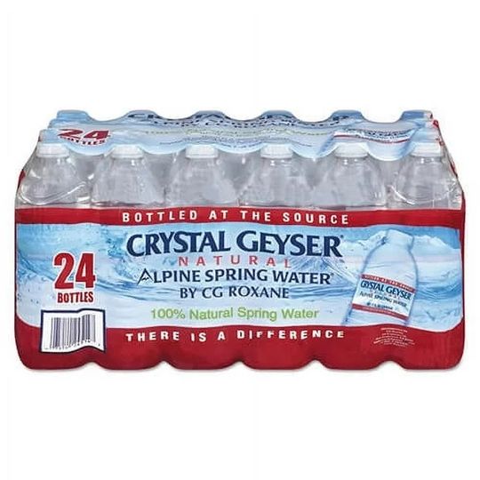 Crystal Geyser Bottled Water 16.9 Oz. - 24 Pack