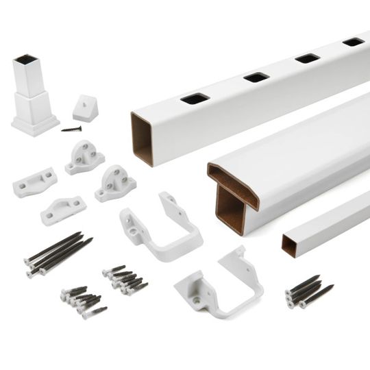 Select® Stair T-Rail Kit with Square Composites Balusters