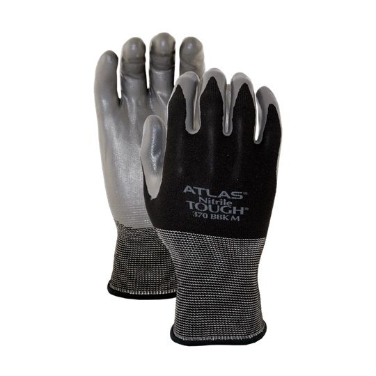 380 Blackhawk Gloves with Nitrile Coating  - Large