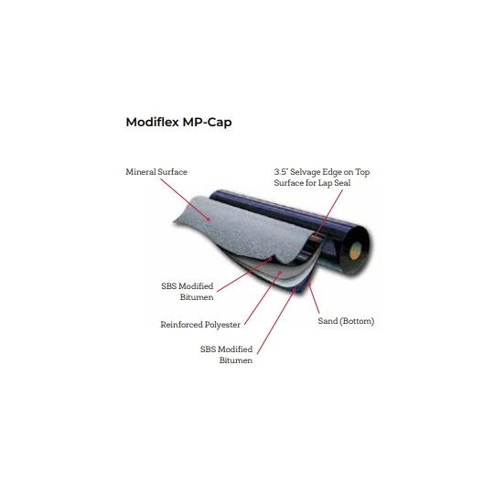 Modiflex MP-180-Cap Fully Adhered Cap Sheet