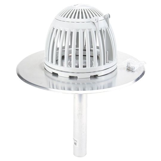 4" Aluminum Flat Deck Drain