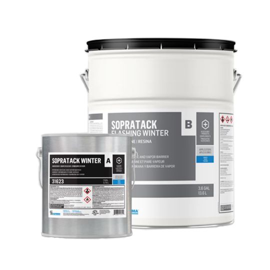 SOPRATACK FLASHING WINTER Adhesive - Part B - 14.78 Liter Pail