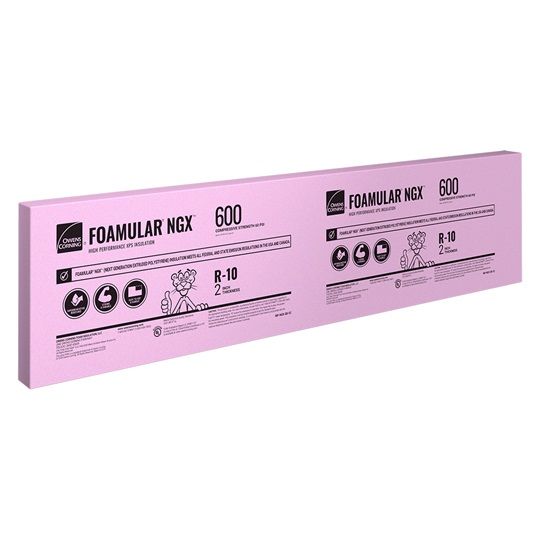 Foamular NGX F600 Rigid Foam Board Insulation